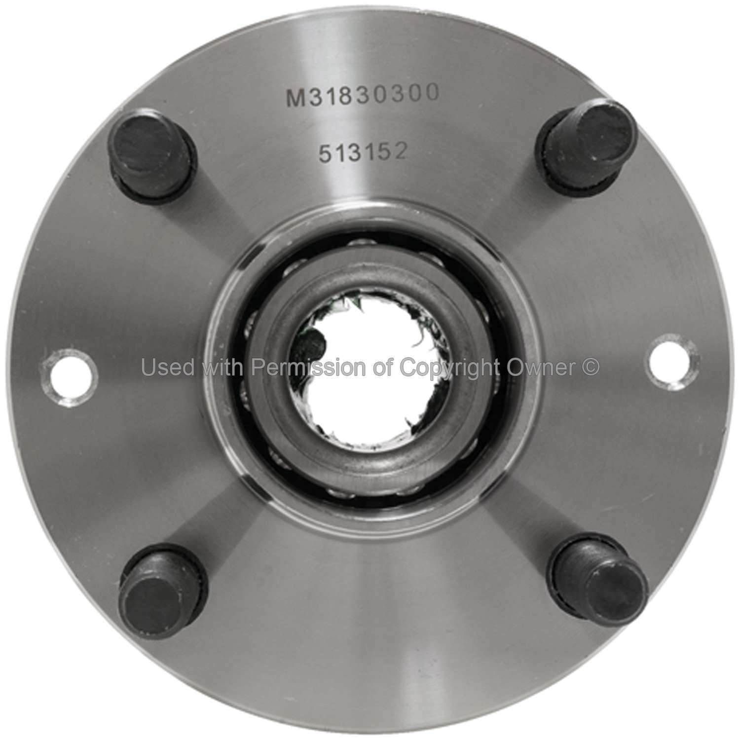 Quality-Built Wheel Bearing and Hub Assembly  top view frsport WH513152