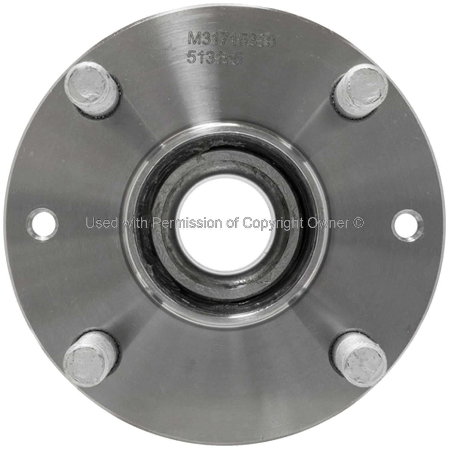 Quality-Built Wheel Bearing and Hub Assembly  top view frsport WH513155