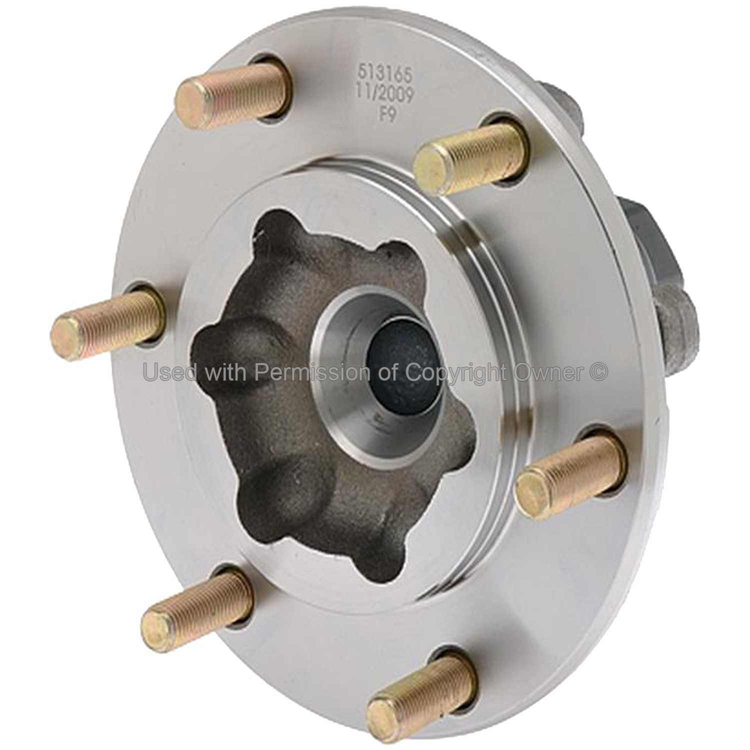 Quality-Built Wheel Bearing and Hub Assembly  top view frsport WH513165