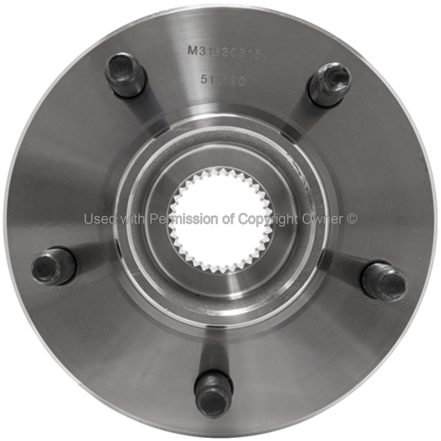 Quality-Built Wheel Bearing and Hub Assembly  top view frsport WH513190