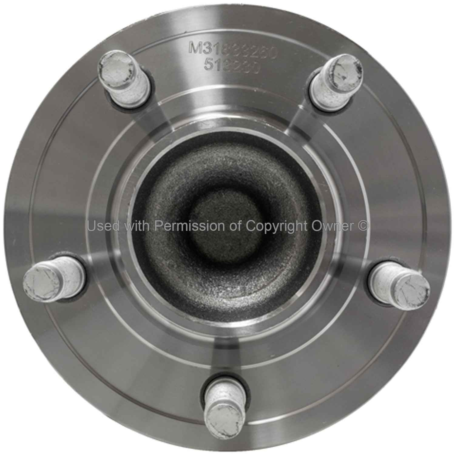 Quality-Built Wheel Bearing and Hub Assembly  top view frsport WH513230