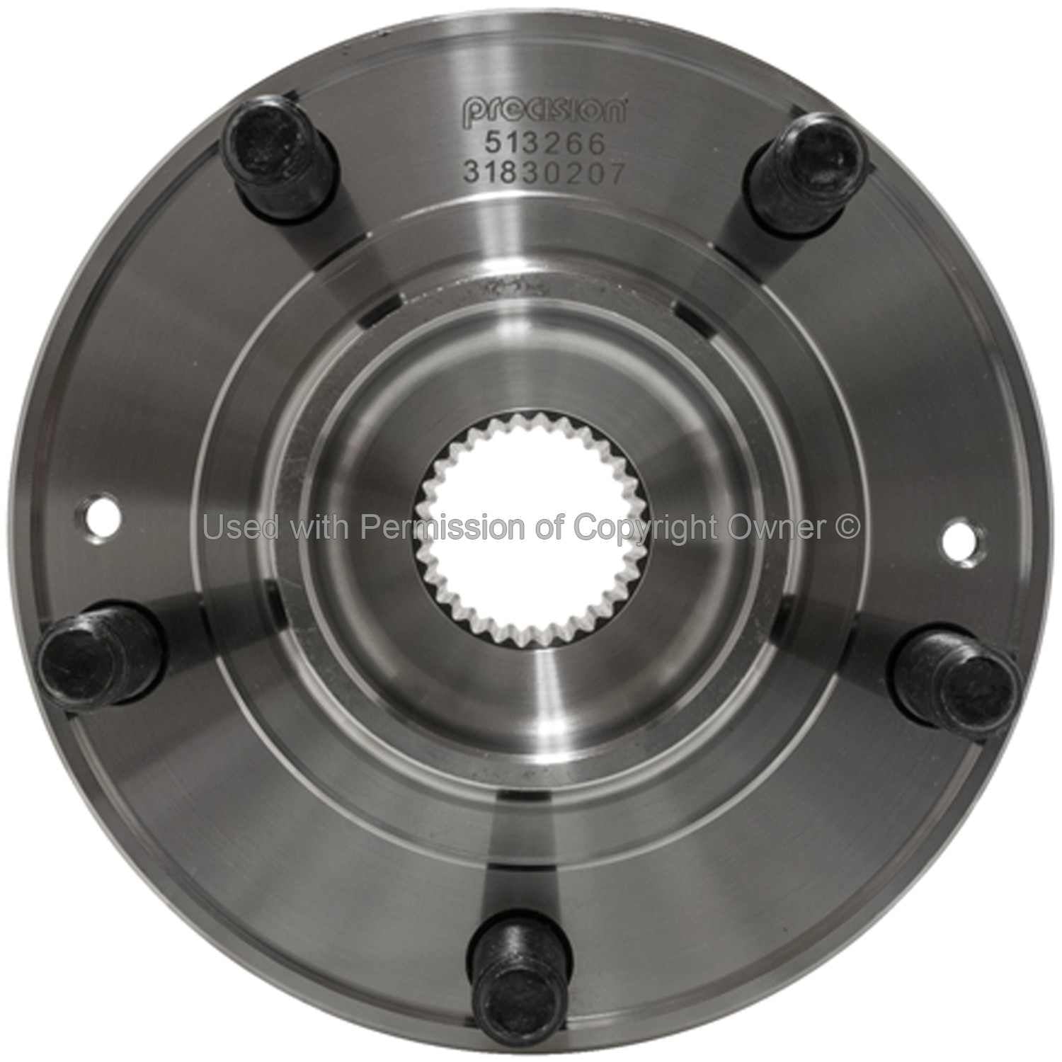 Quality-Built Wheel Bearing and Hub Assembly  top view frsport WH513266