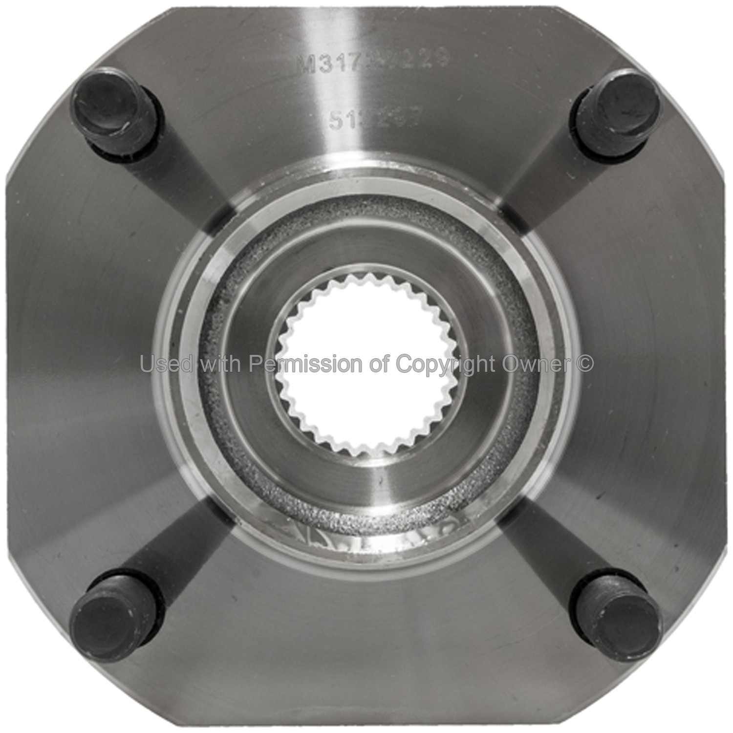 Quality-Built Wheel Bearing and Hub Assembly  top view frsport WH513297