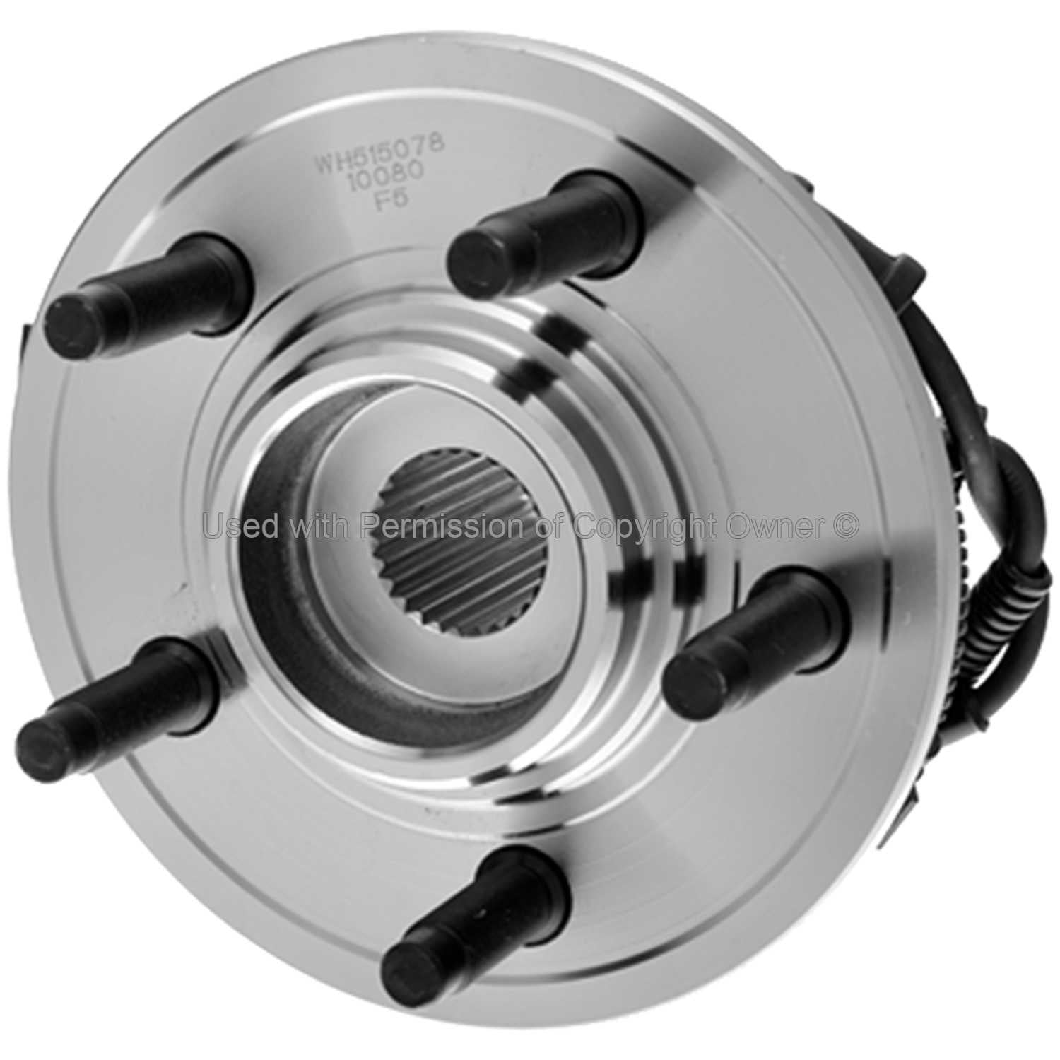 Quality-Built Wheel Bearing and Hub Assembly  top view frsport WH515078