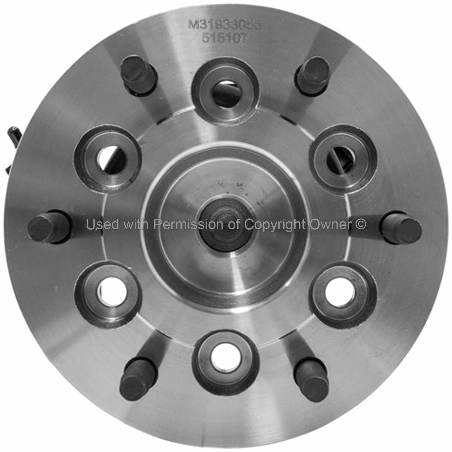 Quality-Built Wheel Bearing and Hub Assembly  top view frsport WH515107