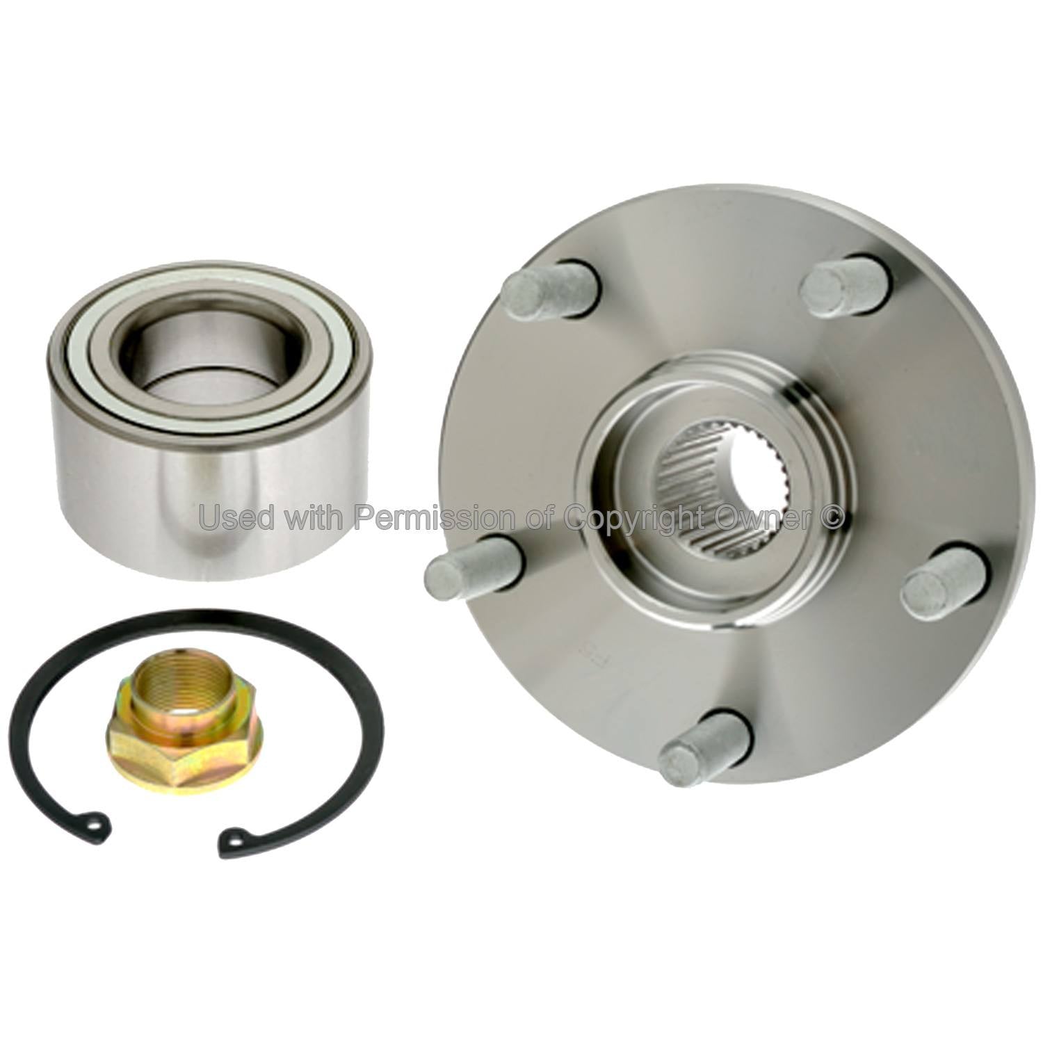 Quality-Built Wheel Hub Repair Kit  top view frsport WH518509