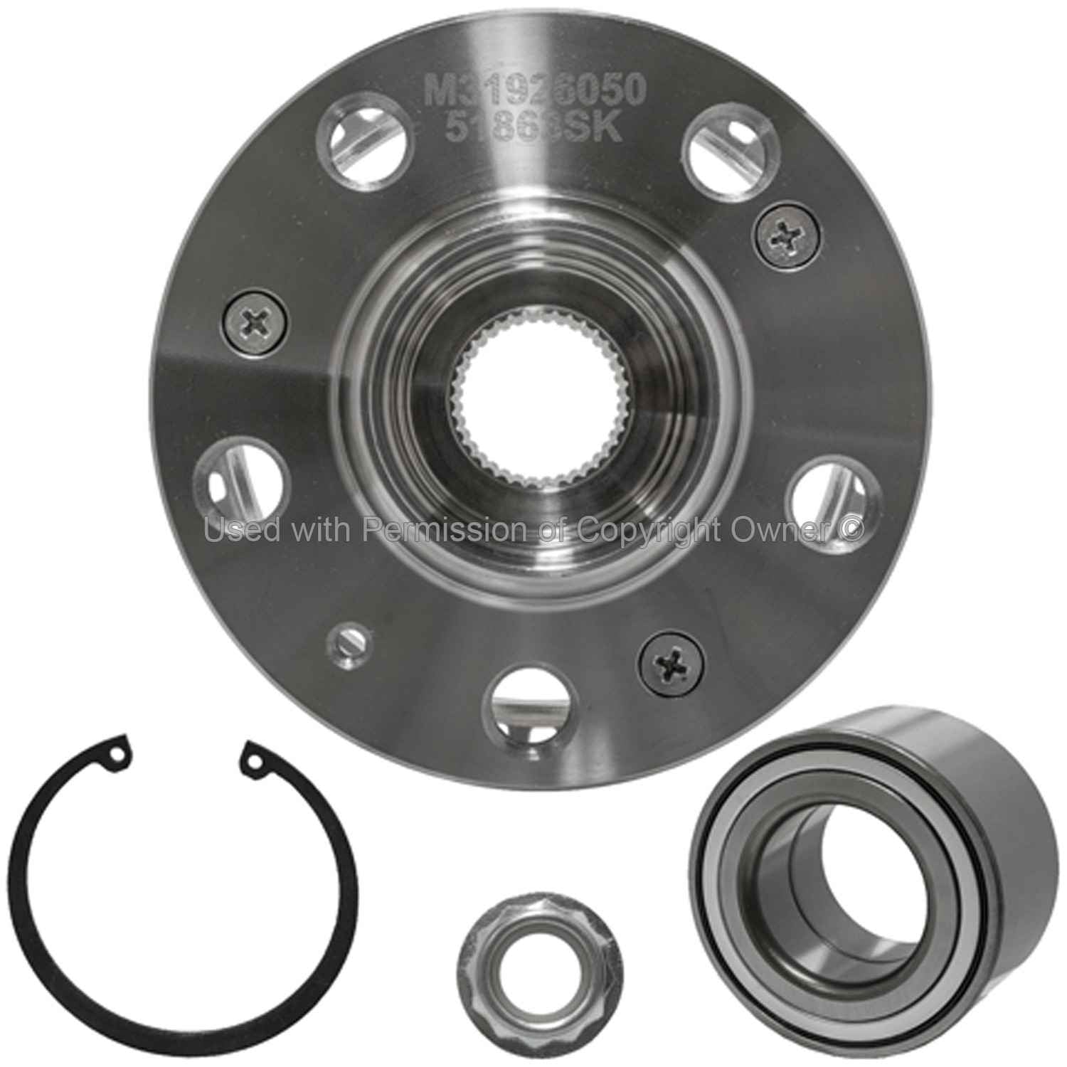 Quality-Built Wheel Hub Repair Kit  top view frsport WH51863SK