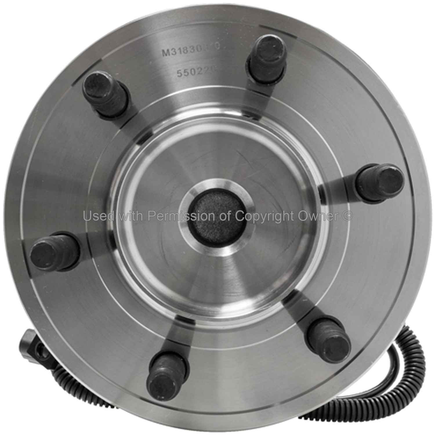 Quality-Built Wheel Bearing and Hub Assembly  top view frsport WH550220