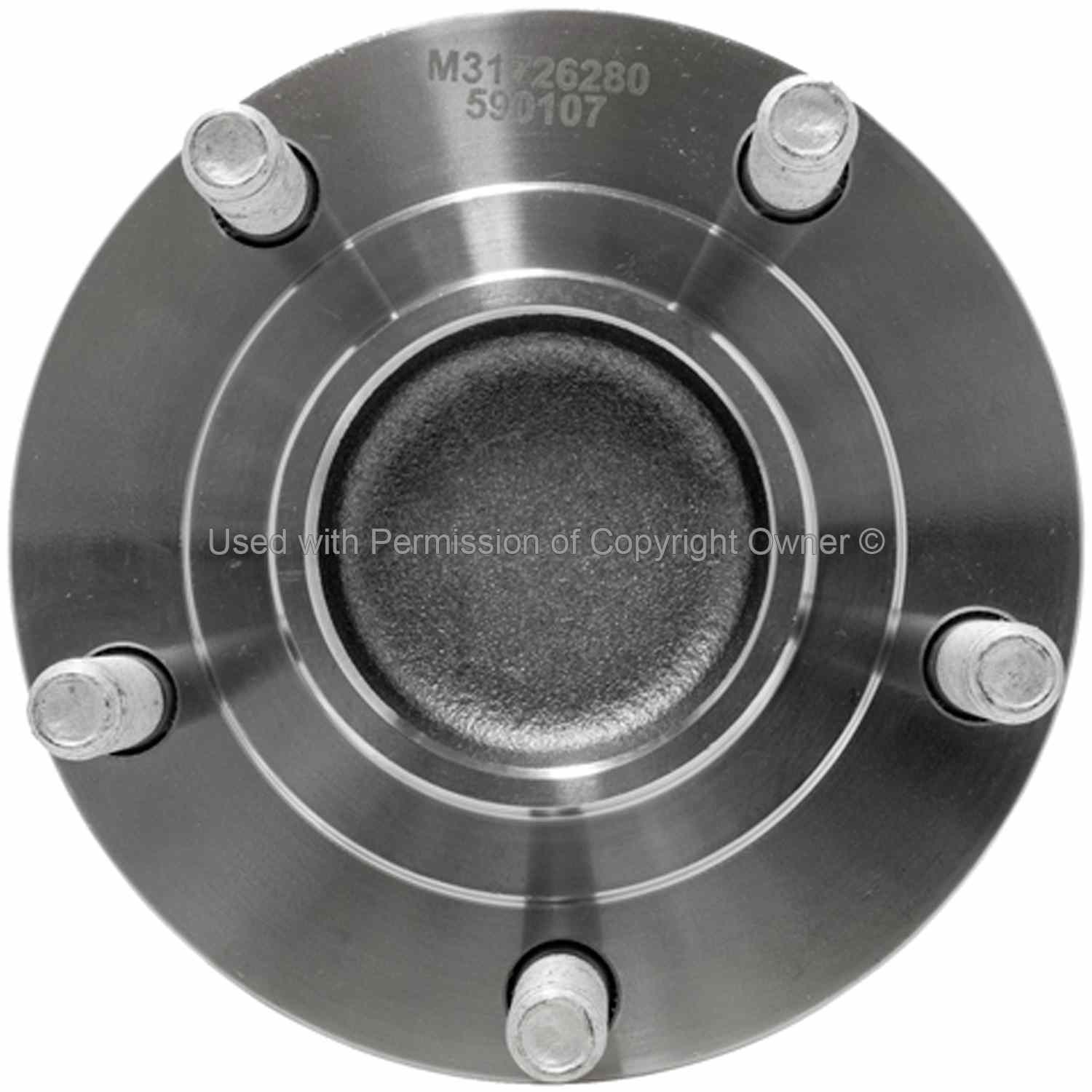 Quality-Built Wheel Bearing and Hub Assembly  top view frsport WH590107