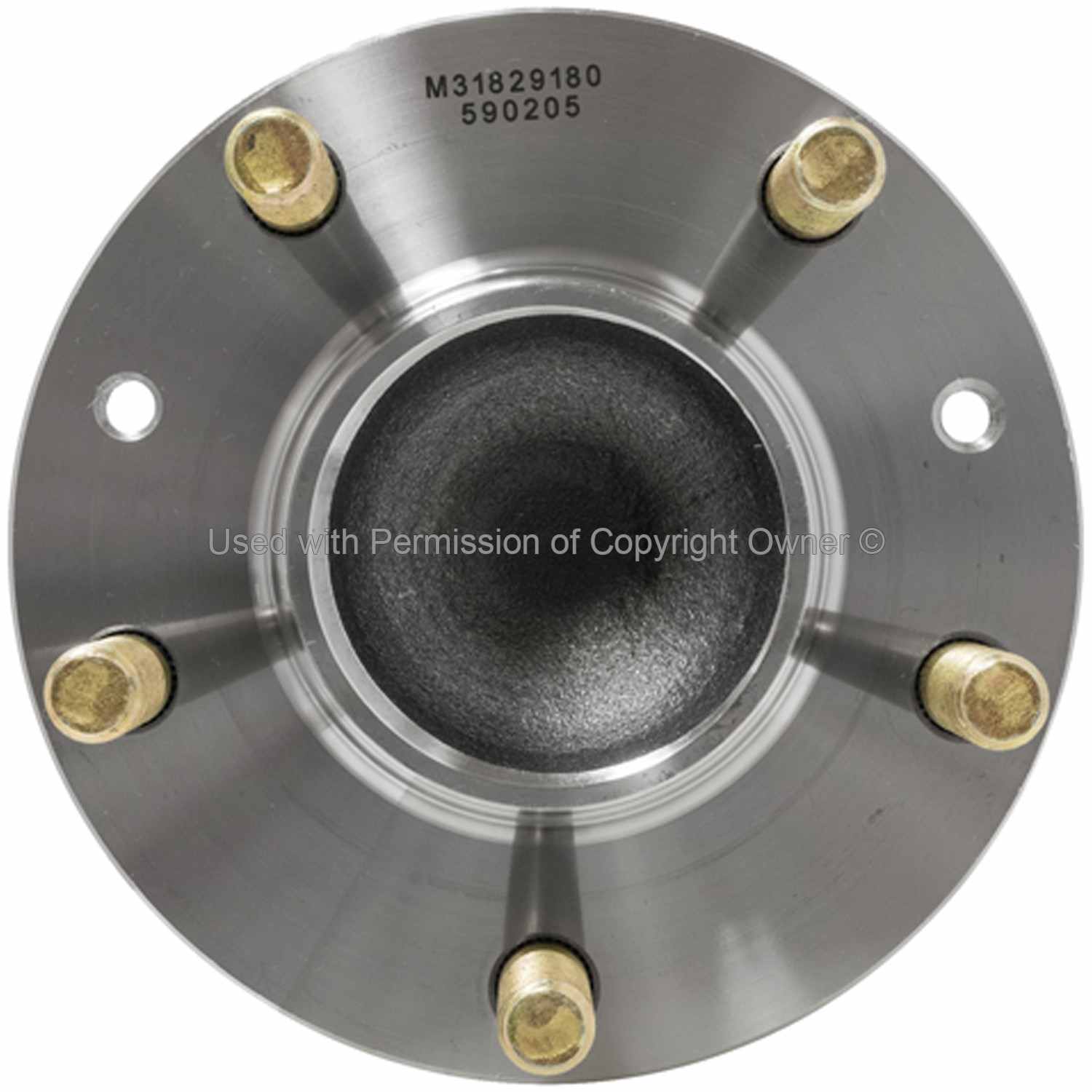 Quality-Built Wheel Bearing and Hub Assembly  top view frsport WH590205