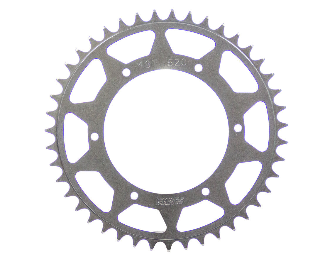 M and W Aluminum Products Rear Sprocket 43T 5.25 BC 520 Chain MWASP520-525-43T