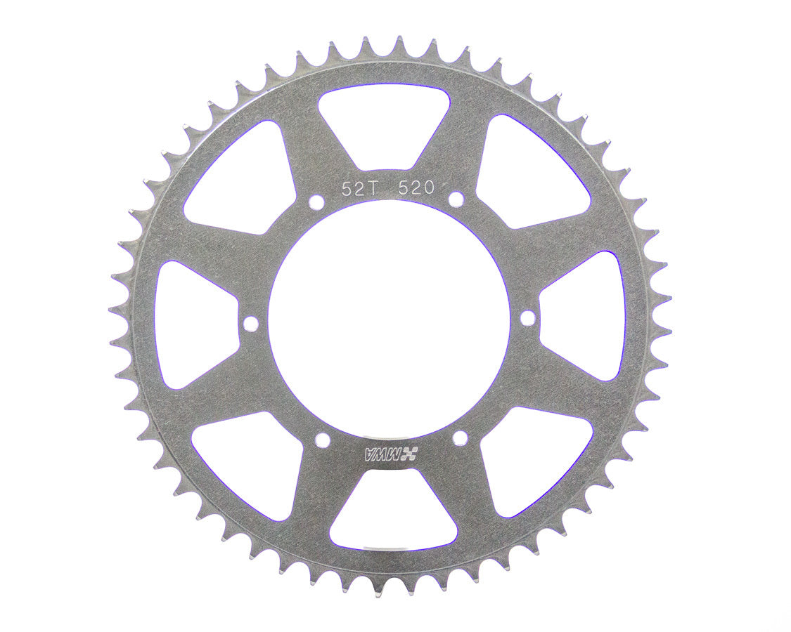 M and W Aluminum Products Rear Sprocket 52T 5.25 BC 520 Chain MWASP520-525-52T