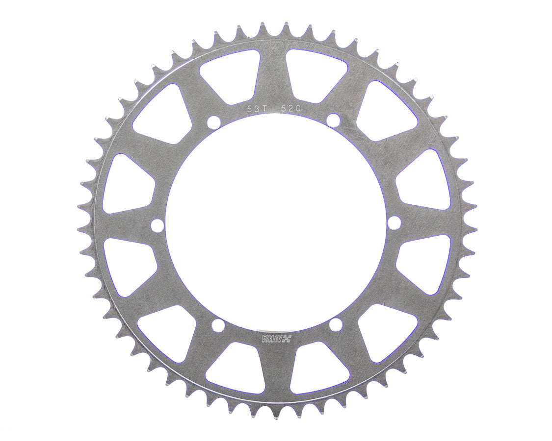 M and W Aluminum Products Rear Sprocket 53T 6.43 BC 520 Chain MWASP520-643-53T