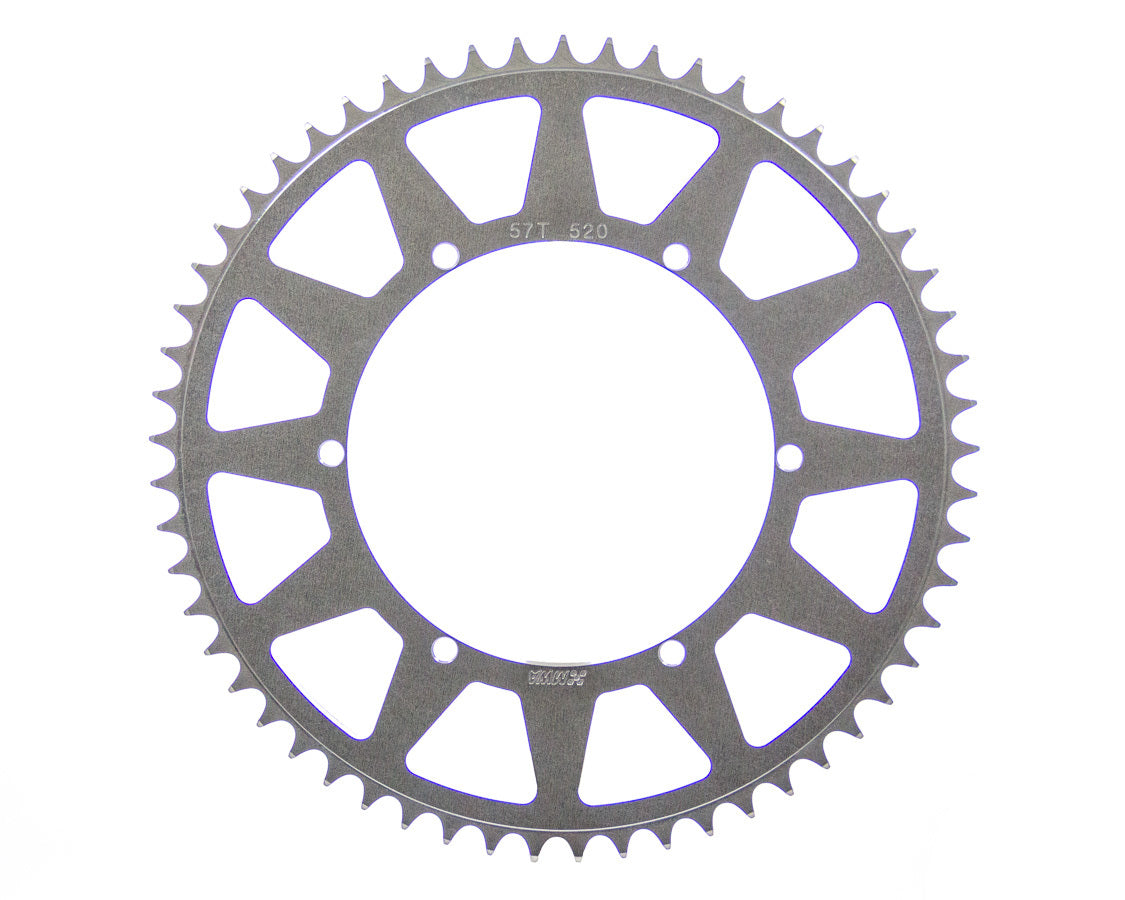 M and W Aluminum Products Rear Sprocket 57T 6.43 BC 520 Chain MWASP520-643-57T