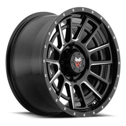 Mamba M22 Wheel Matte Black w/ Machined Ball Cut & Drill Holes 17x9 -12 6x139.7