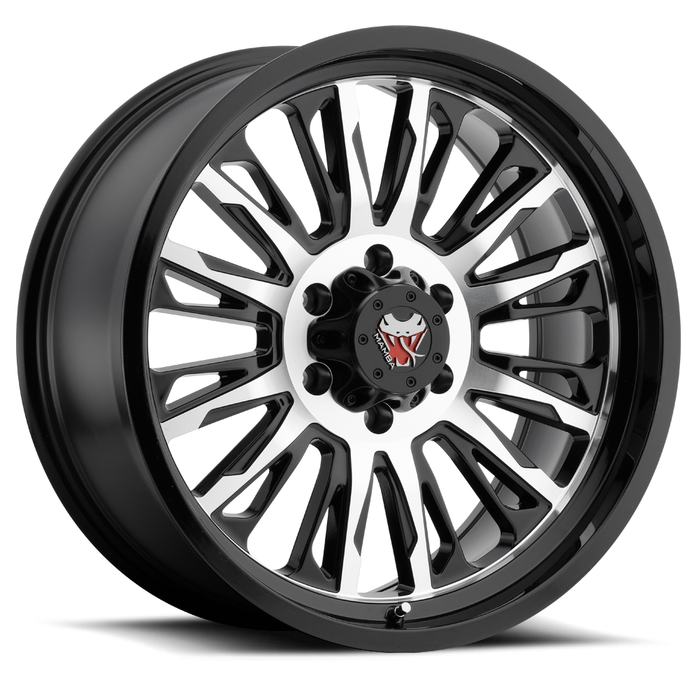 Mamba M21 Wheel Gloss Black w/ Machined Face 17x9 0 5x139.7