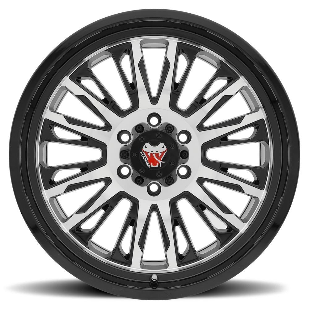Mamba M21 Wheel Gloss Black w/ Machined Face 17x9 0 6x139.7