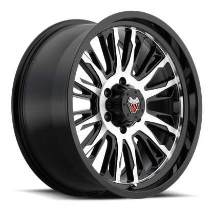 Mamba M21 Wheel Gloss Black w/ Machined Face 18x9 +12 8x165.1