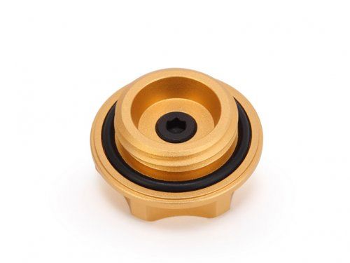 Mishimoto Limited Edition Gold Oil Filler Cap - Subaru