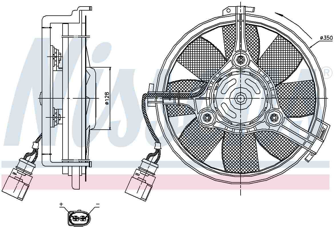 nissens engine cooling fan  frsport 85547