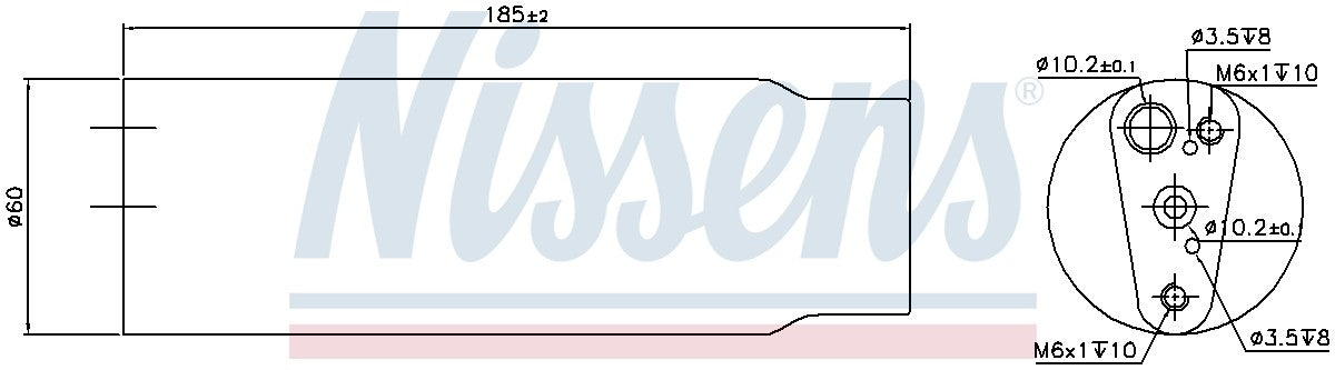 nissens a/c receiver drier  frsport 95170