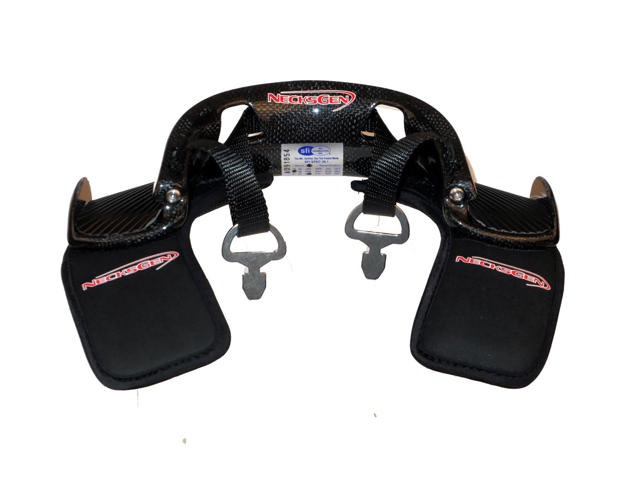 Necksgen Head and Neck Restraint REV2 Carbon Medium 2in NEXNG905