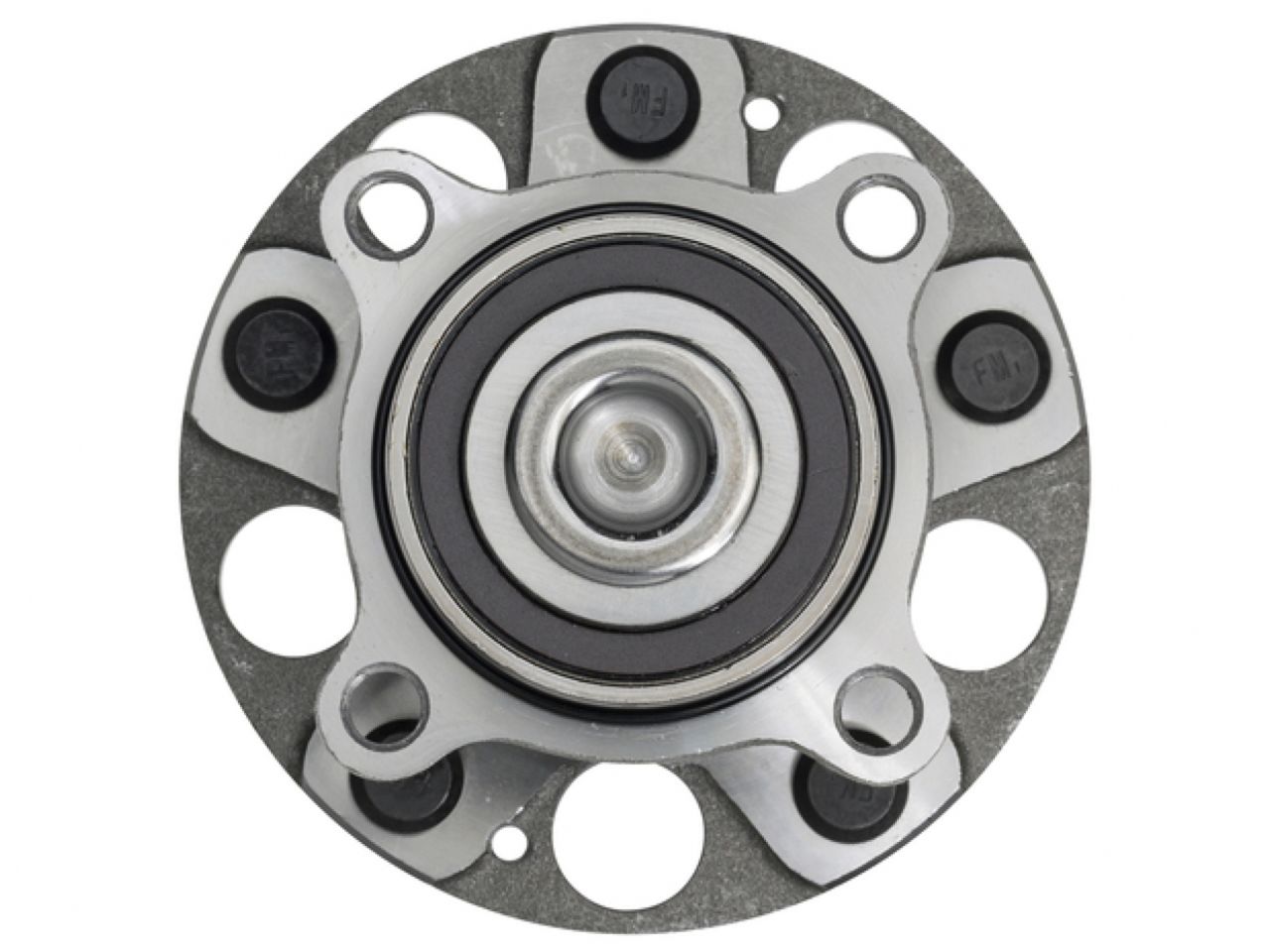 Moog Hub Assembly:Wheel Hub and Bearing Assembly,Rear,for use on Honda