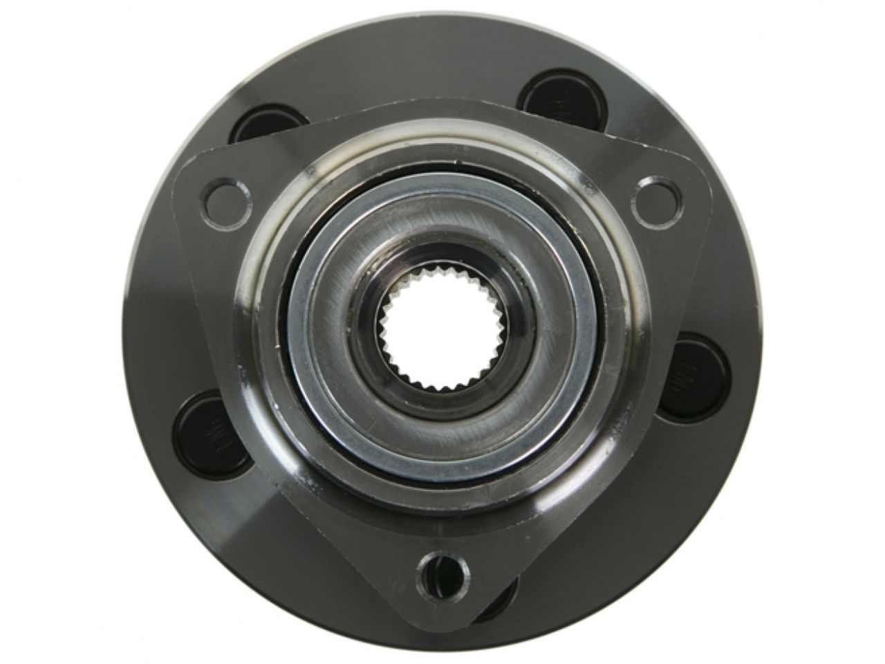 Moog Hub Assembly:Wheel Hub and Bearing Assembly, Front, Jeep