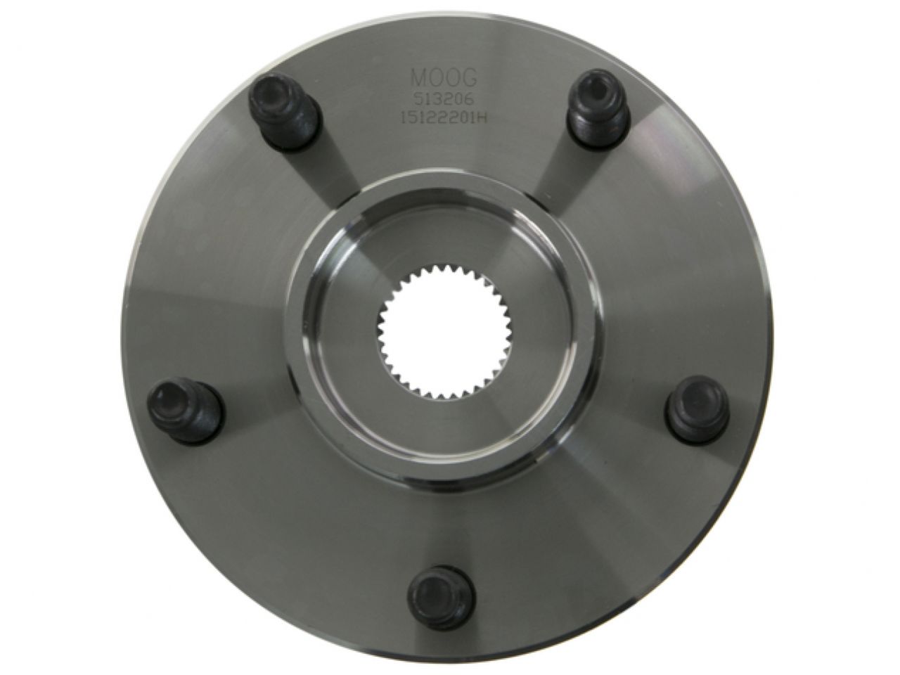 Moog Hub Assembly:Wheel Hub and Bearing Assembly,Front,Chevy,Saturn