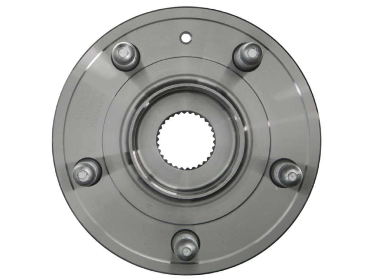 Moog Hub Assembly:Wheel Hub and Bearing, Steel, Cadillac, Chevy