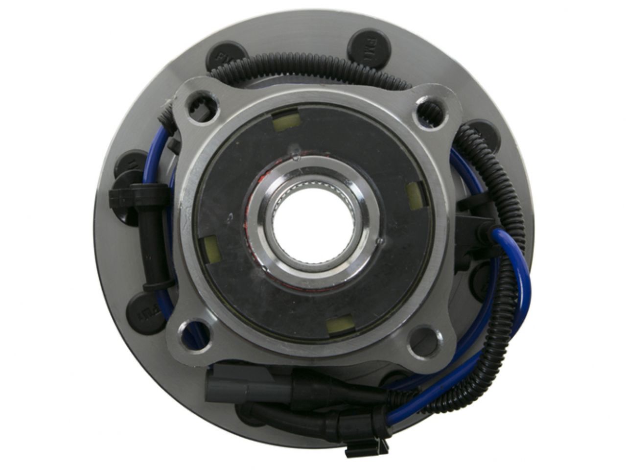 Moog Hub Assembly:Wheel Hub and Bearing Assembly, Front, Ford