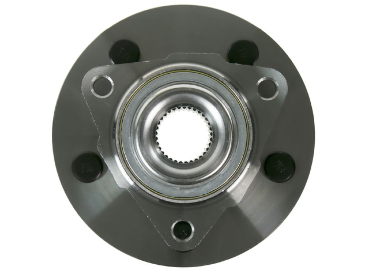 Moog Hub Assembly:Wheel Hub and Bearing Assembly,Front,2 Wheel Abs,Dodge