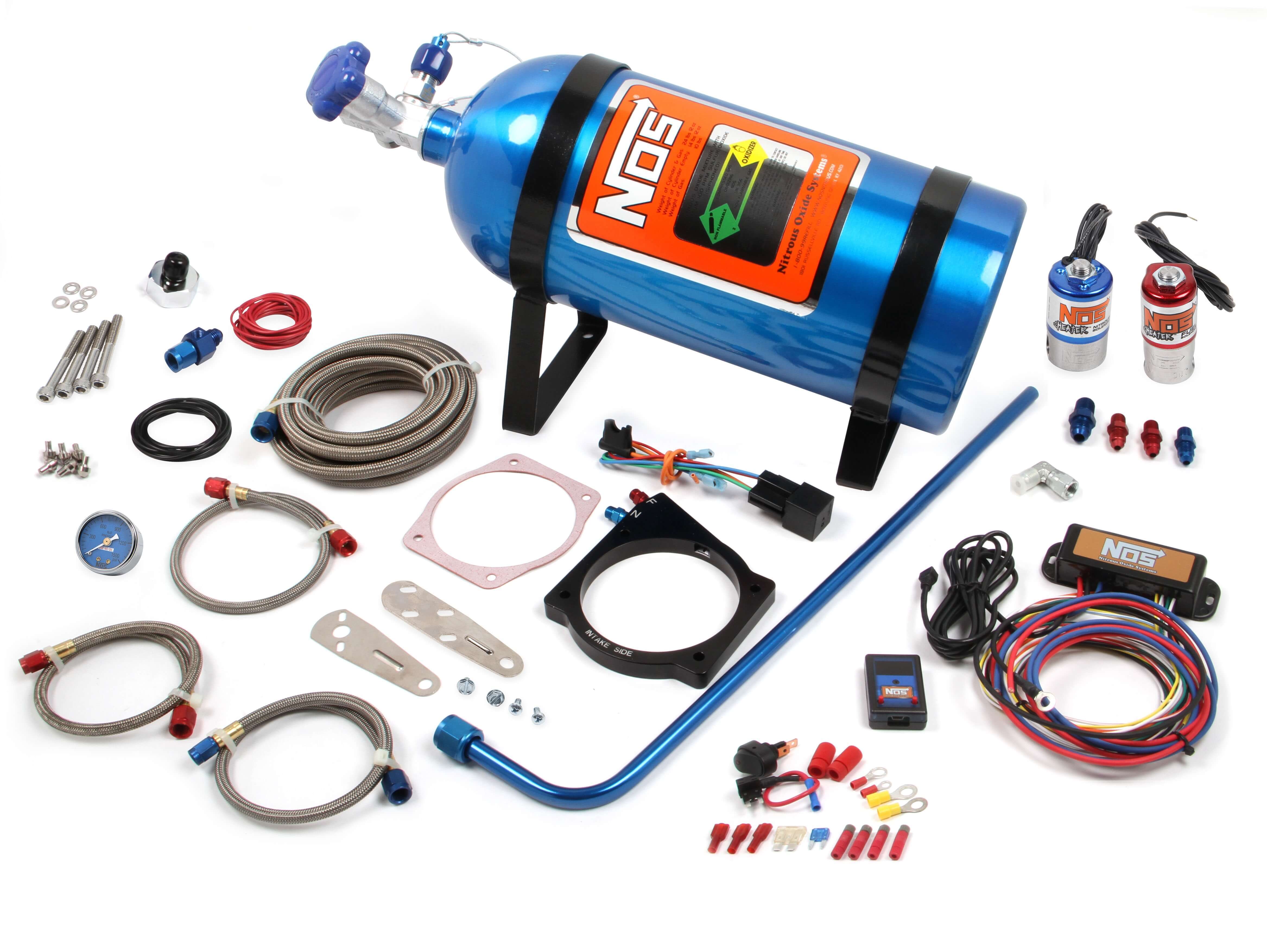 Nitrous Oxide Systems 90MM LS NOS Plate Kit w/Drive By Wire T-Body NOS05164