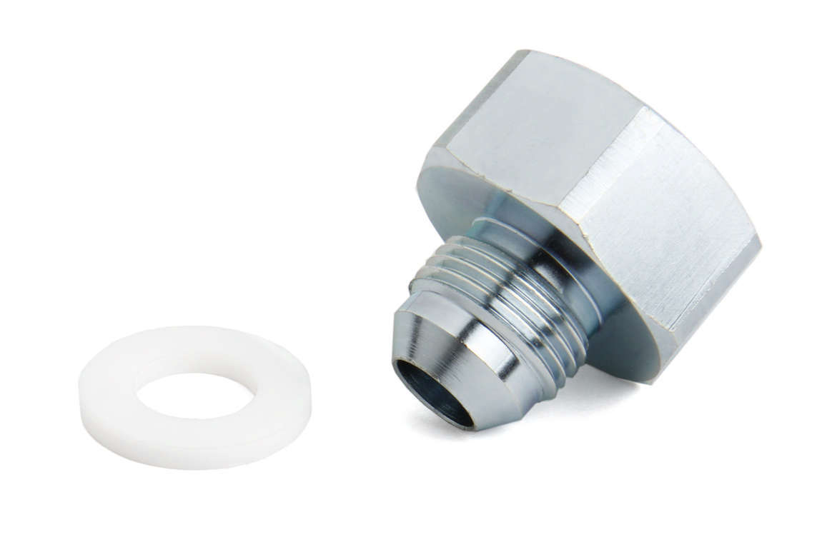 Nitrous Oxide Systems -8AN Bottle Nut Adapter w/Teflon Washer NOS16232