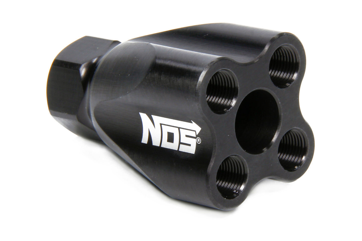 Nitrous Oxide Systems Showerhead Distribution Block wo/Fittings Black NOS16751