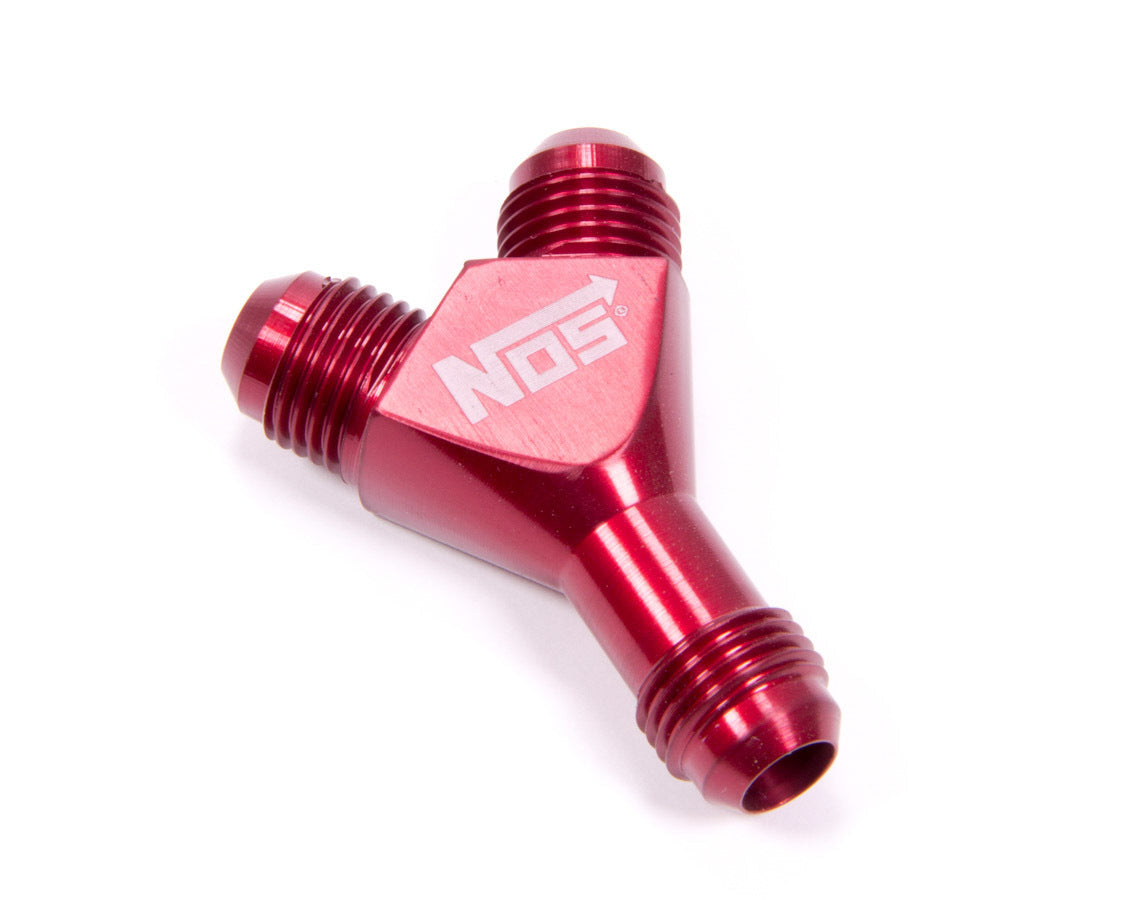 Nitrous Oxide Systems 6an 'Y' Fitting Red NOS17836