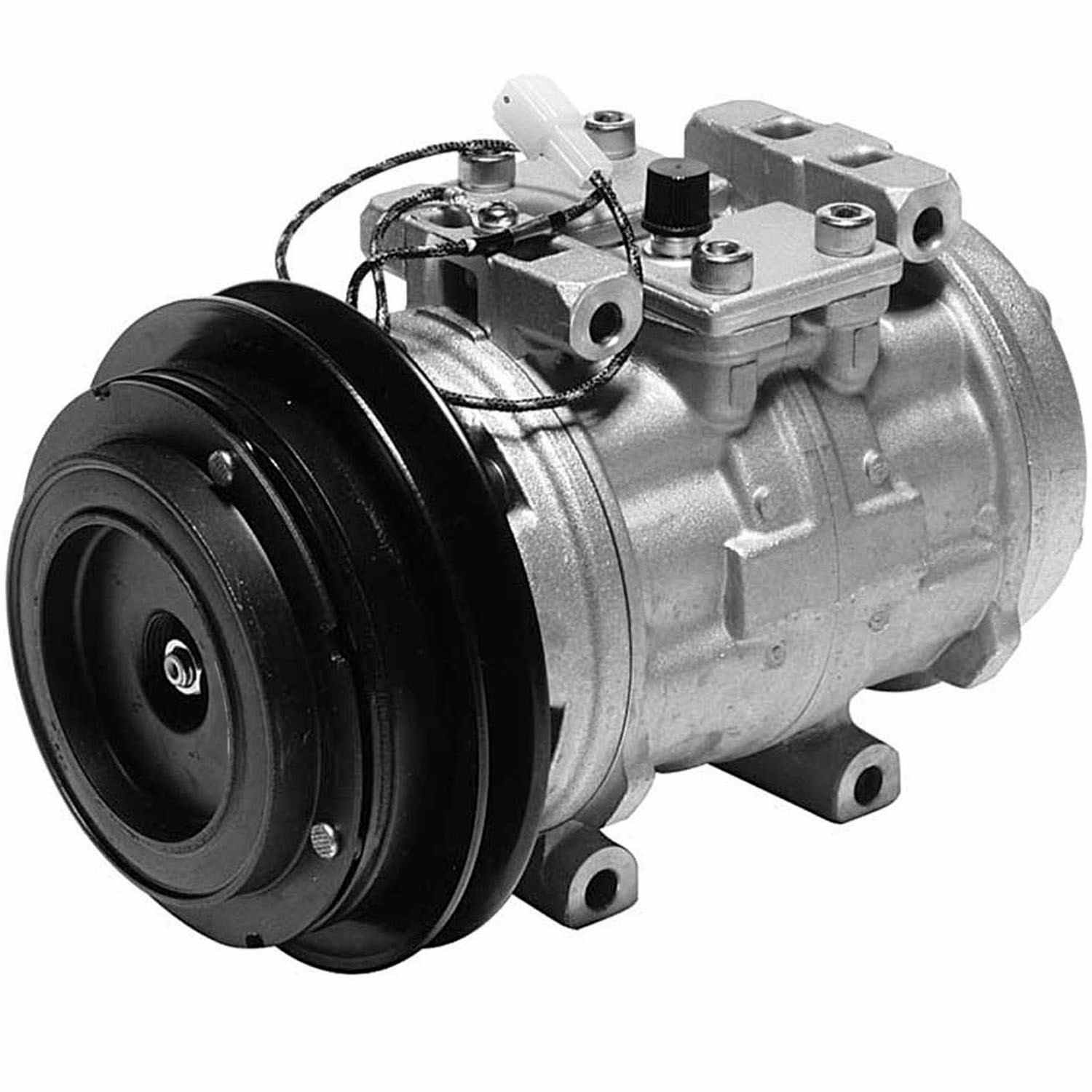 DENSO Auto Parts Reman A/C Compressor  top view frsport 471-0133