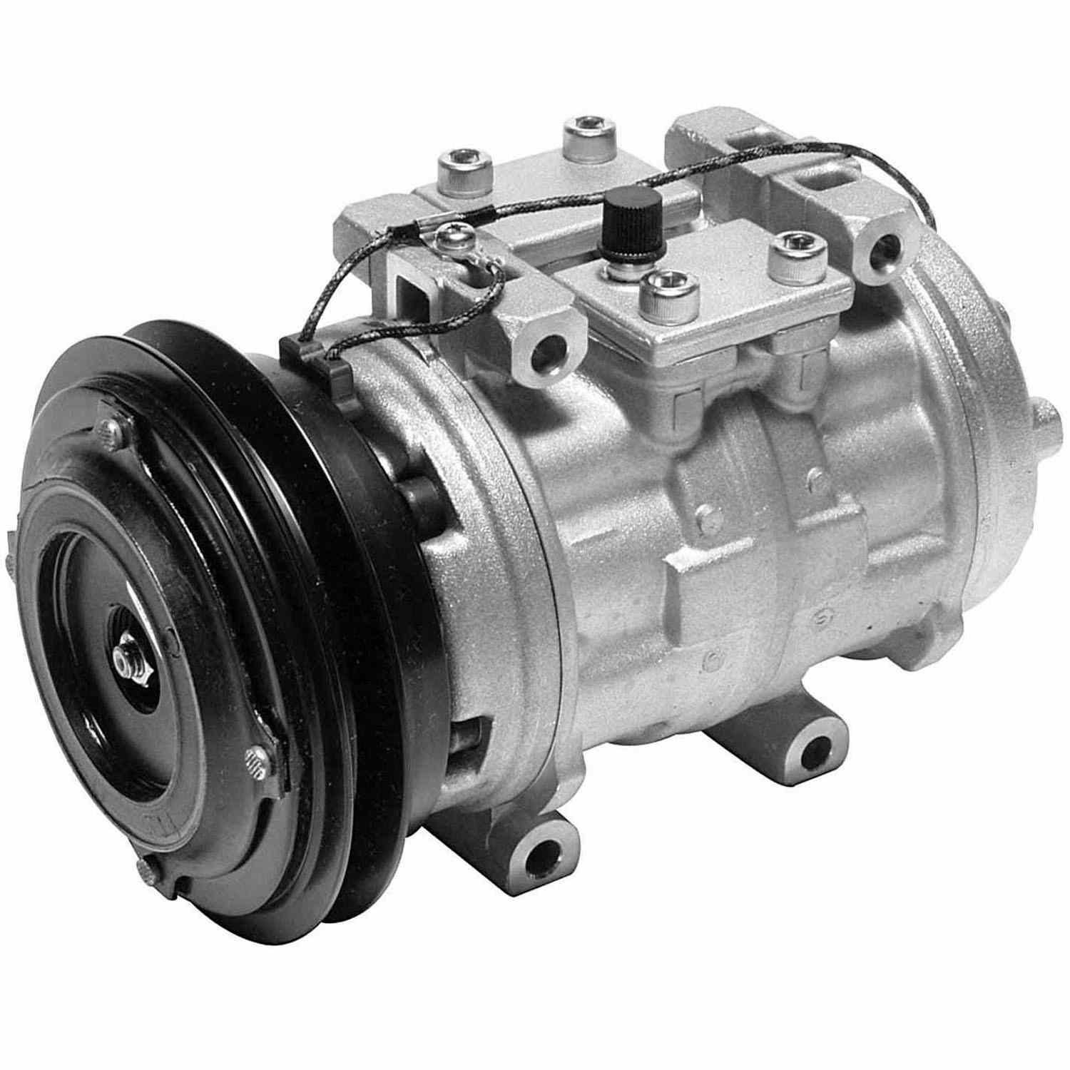 DENSO Auto Parts Reman A/C Compressor  top view frsport 471-0170