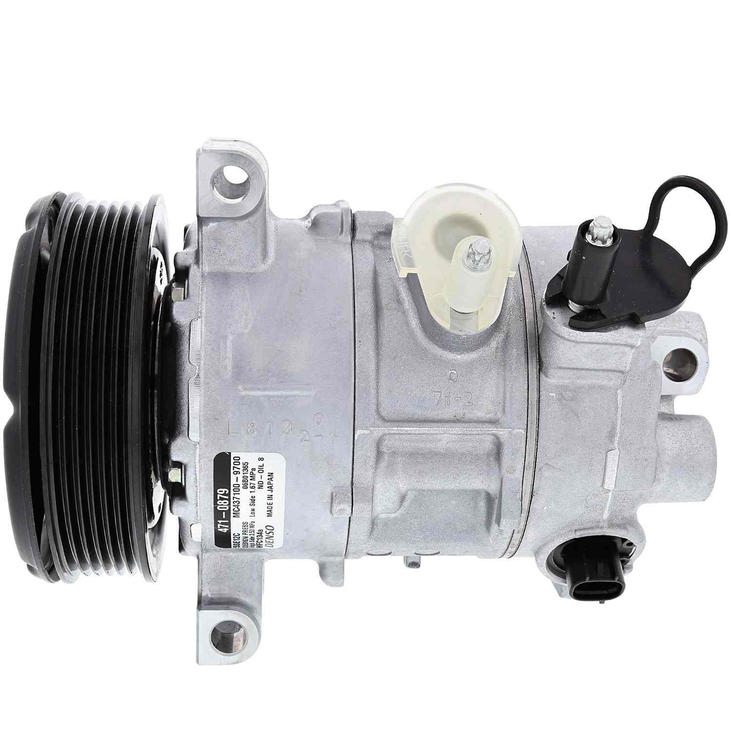 DENSO Auto Parts New A/C Compressor  top view frsport 471-0879