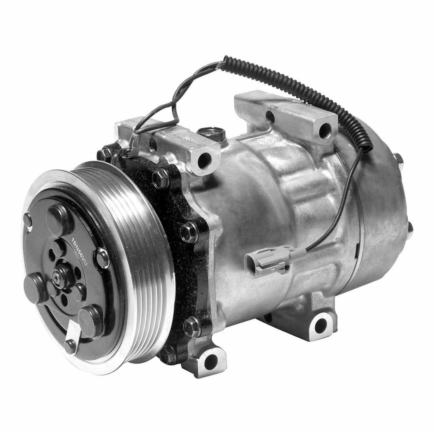 DENSO Auto Parts New A/C Compressor  top view frsport 471-7008