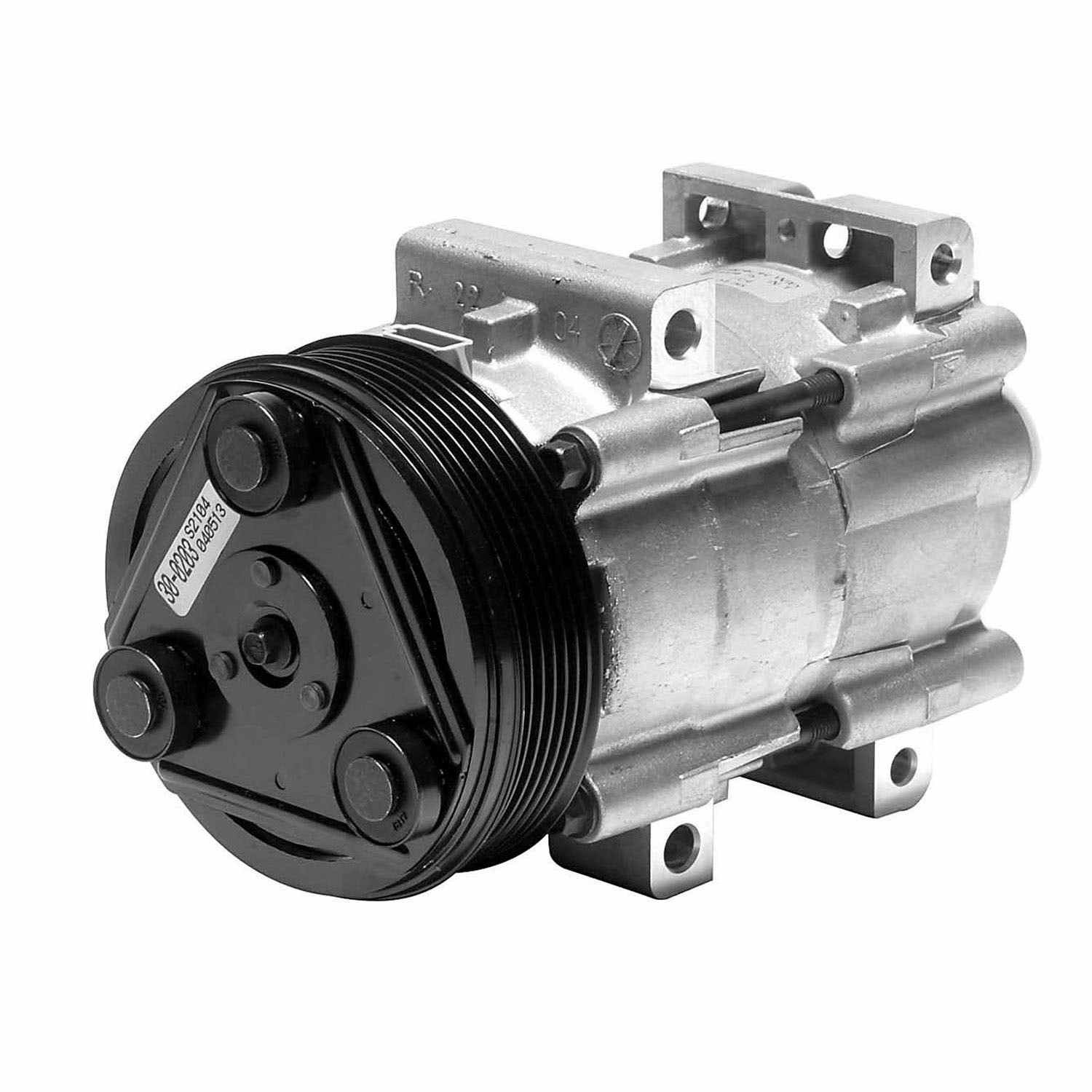 DENSO Auto Parts New A/C Compressor  top view frsport 471-8113