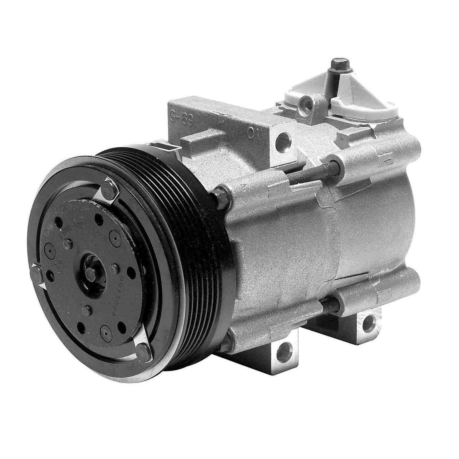 DENSO Auto Parts New A/C Compressor  top view frsport 471-8135