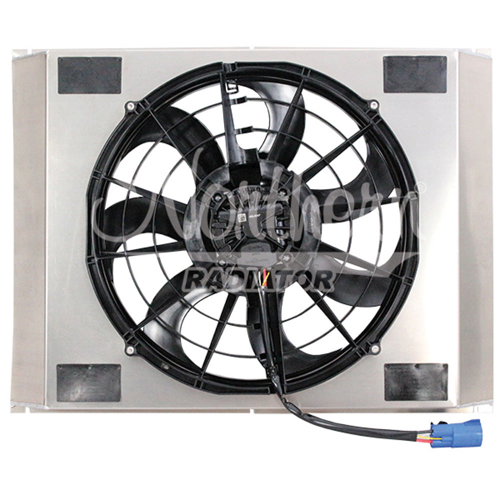 Northern Radiator Single 16in Brushless Fan and Shroud NRAZ40135