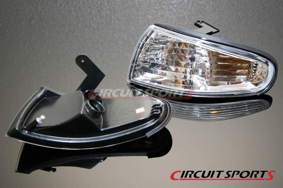 Circuit Sports Front Corner Lights (Clear) - Nissan 240SX/Silvia ('95-96 S14 Zenki)
