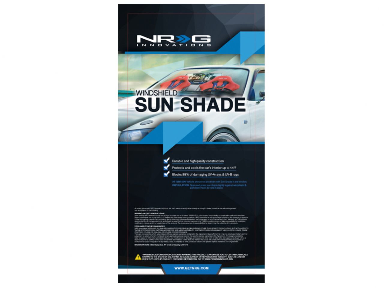 NRG Sun Shade Protector