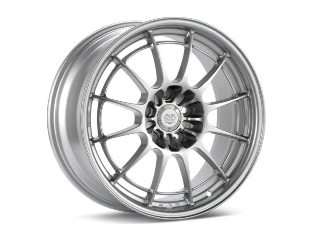 Enkei NT03+M 18x10.5 5x114.3 30mm Offset 72.6mm Bore Silver Wheel