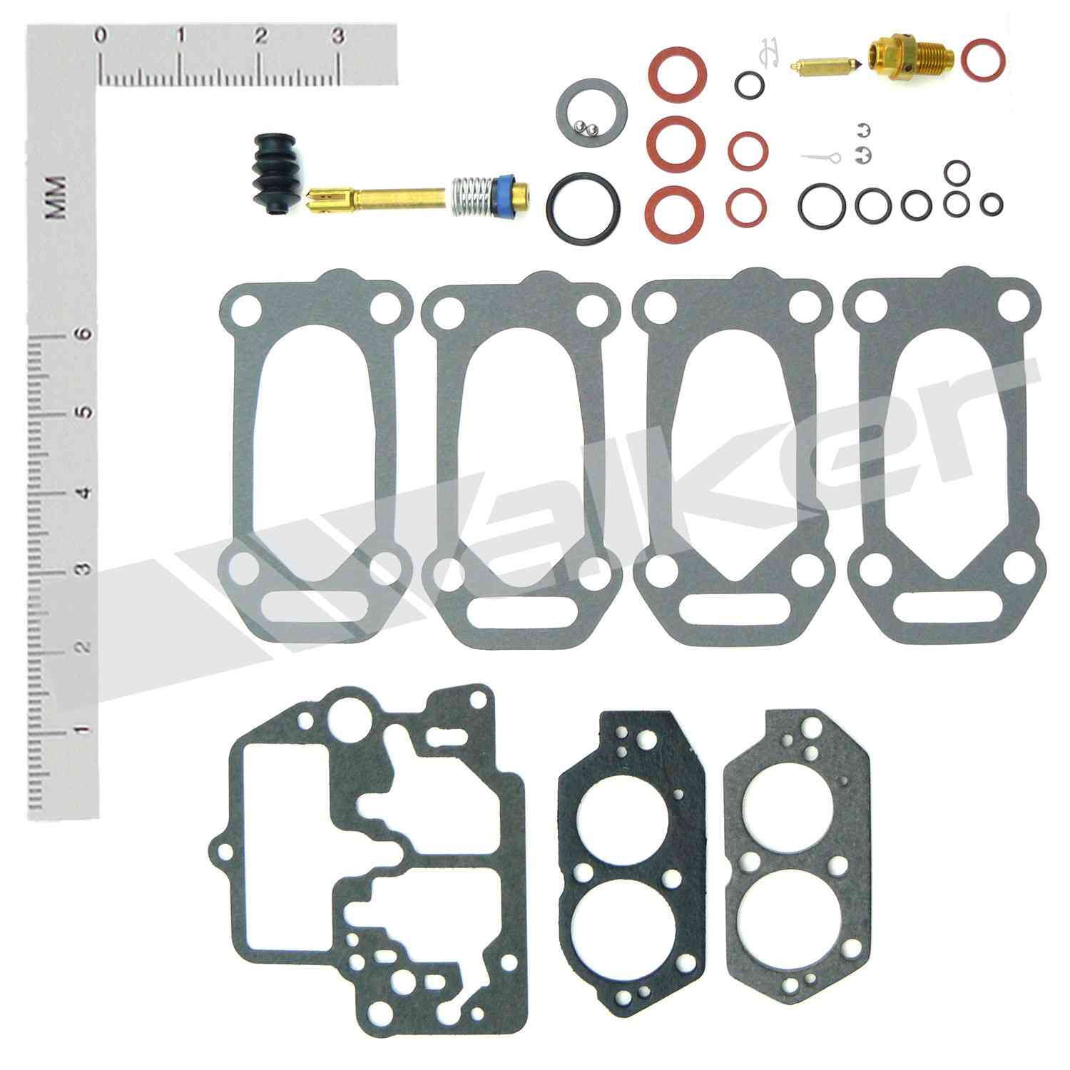 Walker Products Walker Premium 100% OEM Quality Carburetor Repair Kit  top view frsport 151013