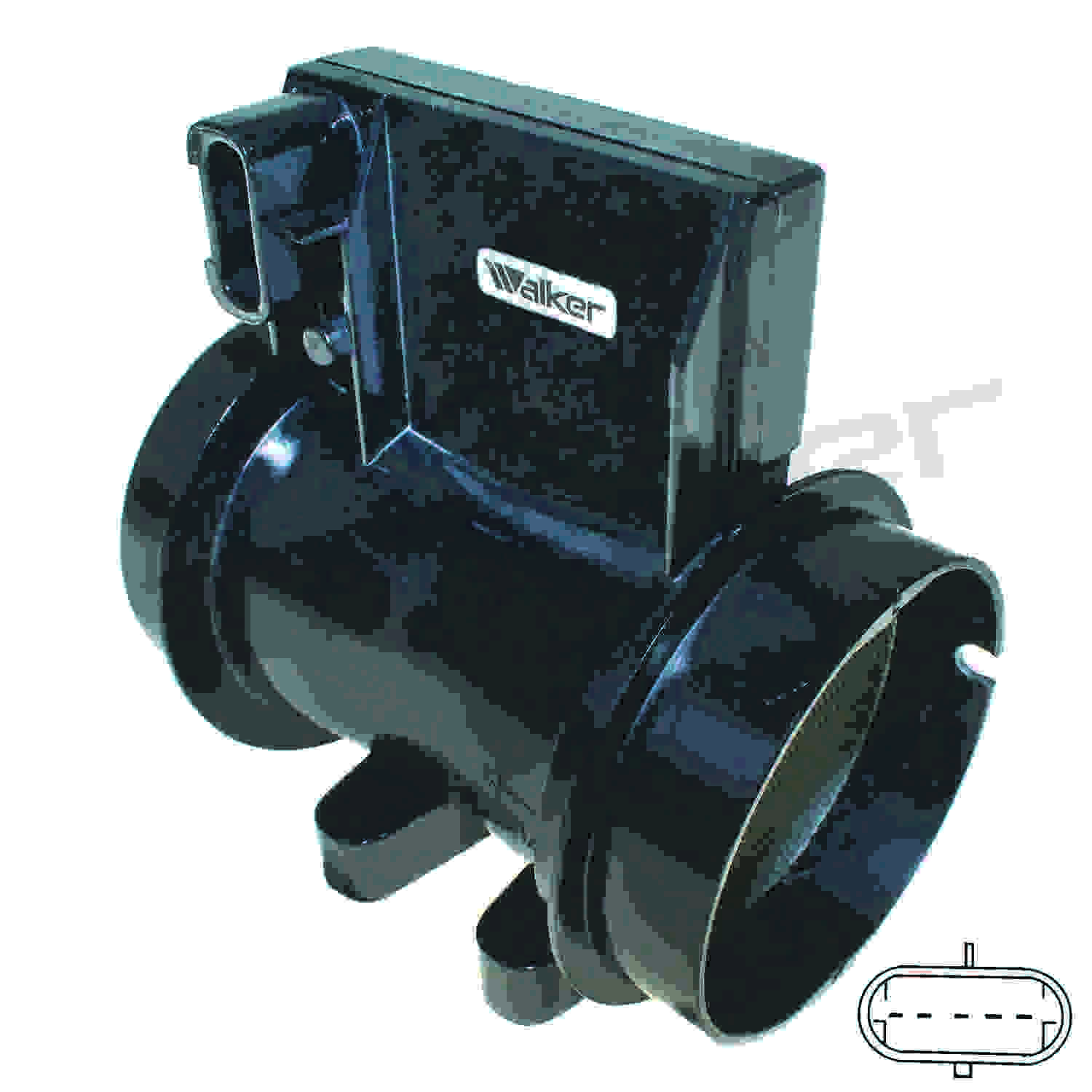 Walker Products Walker Products 245-1000 Mass Air Flow Sensor Assembly  top view frsport 245-1000