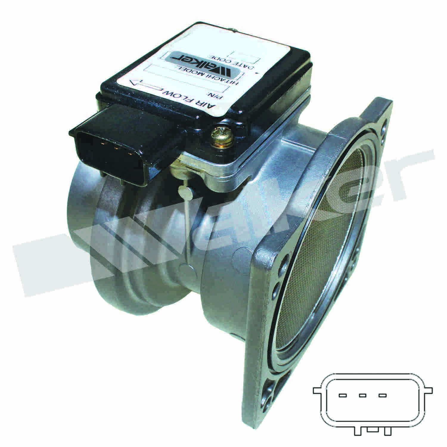 Walker Products Walker Products 245-1020 Mass Air Flow Sensor Assembly  top view frsport 245-1020