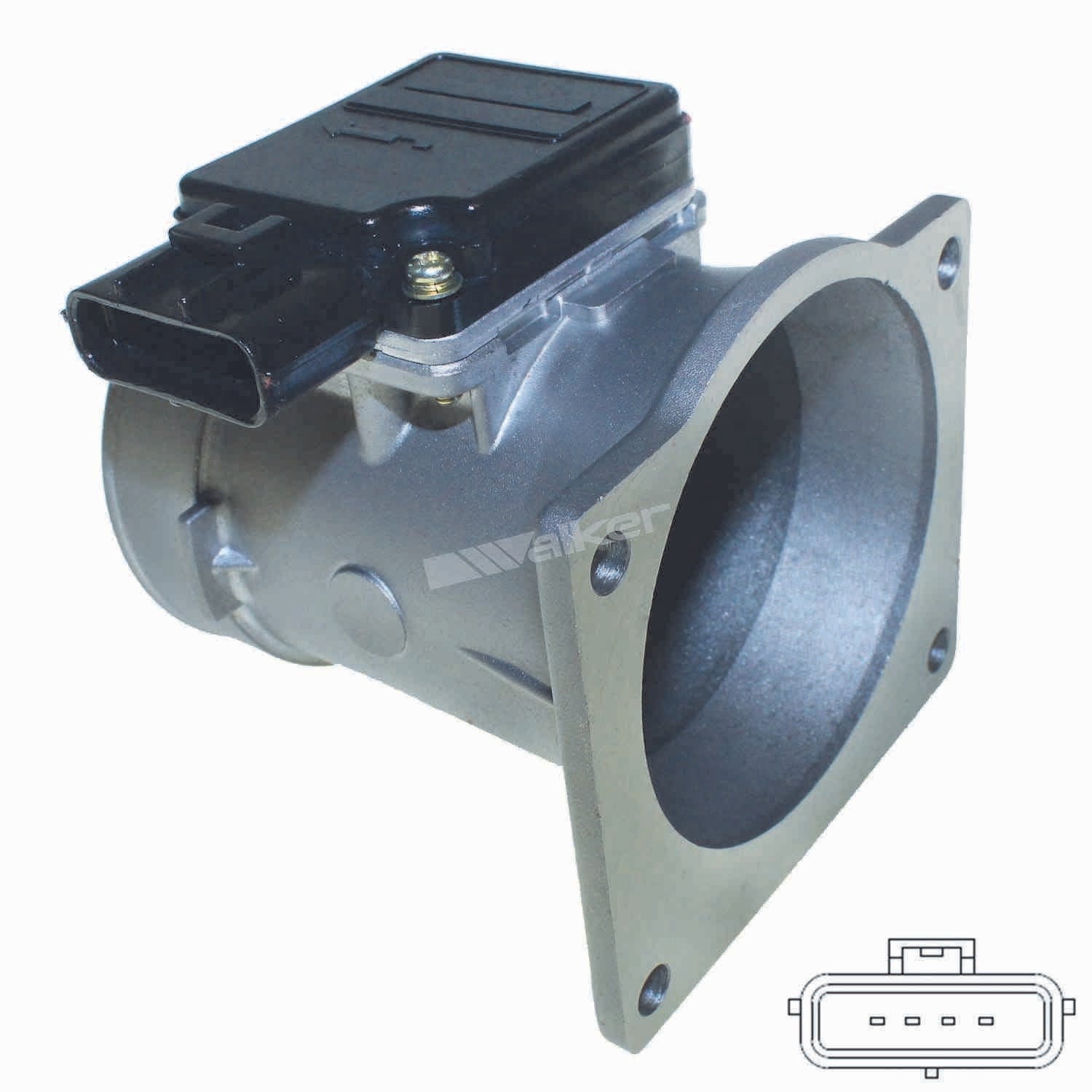 Walker Products Walker Products 245-1036 Mass Air Flow Sensor Assembly  top view frsport 245-1036